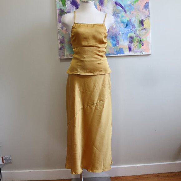 The Fifth Label | Fifth Label Single Strap Tank Top in Gold - Picture 4 of 4